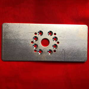 Motors - Galvanised fixing plate 200 x 85 x 3 for motors to 205 Header Plate