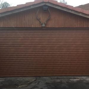 RD77 Double Door - Laminate Golden oak